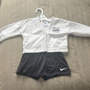 NWT Nike Toddler Girls Sweatshirt/Skort Set- 24M